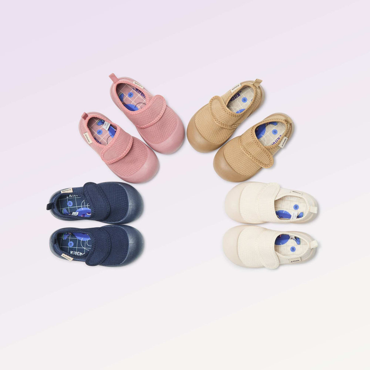 Chaussons motricité 3 '1ers pas' - Kitchoun MARRON
