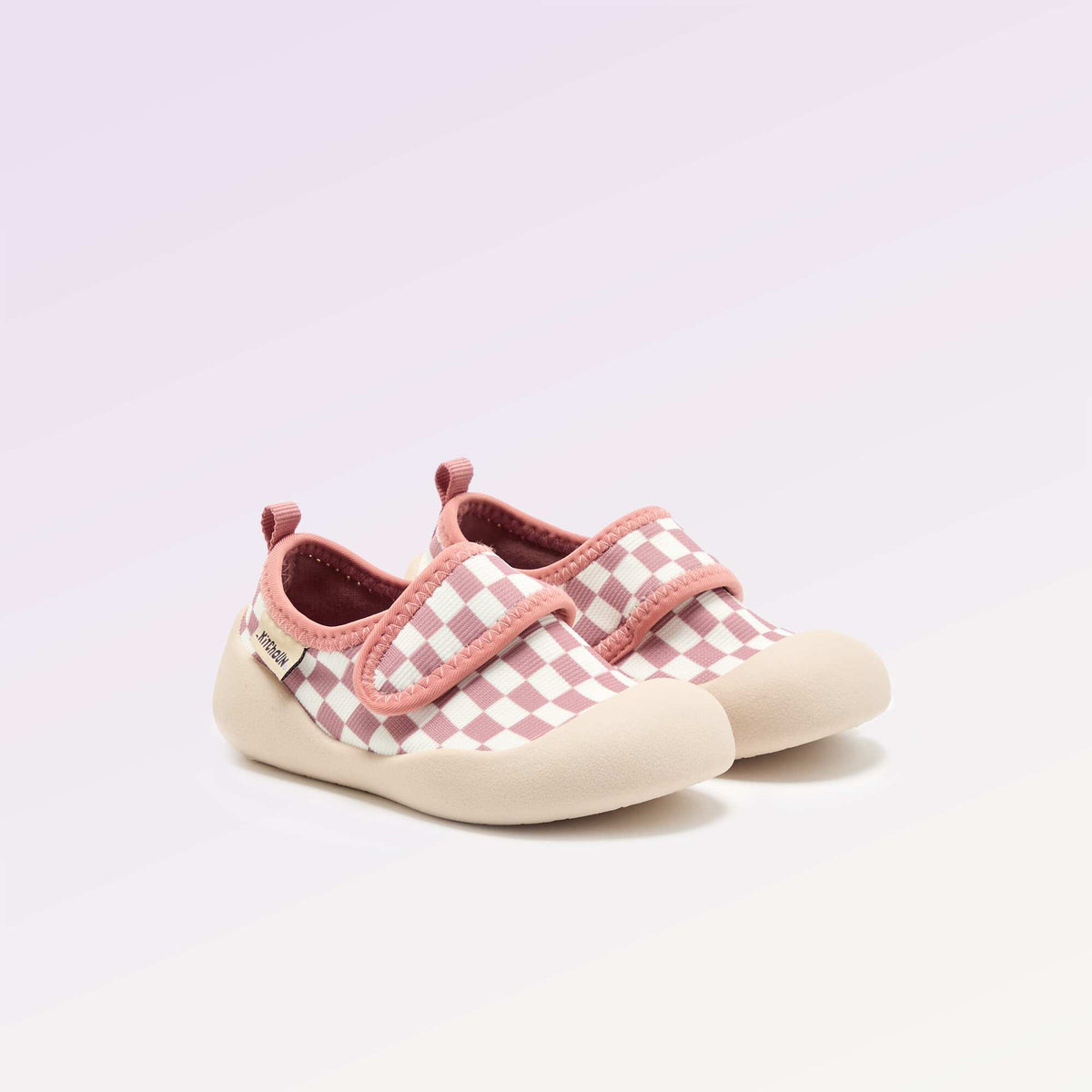 Chaussons motricité 3 '1ers pas' - Kitchoun ROSE