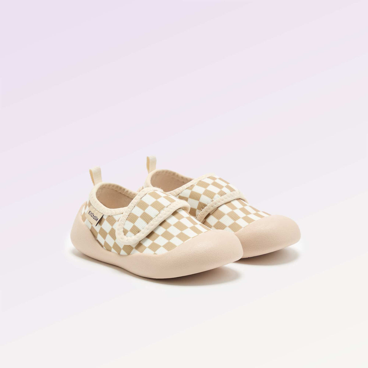 Chaussons motricité 3 '1ers pas' - Kitchoun BEIGE