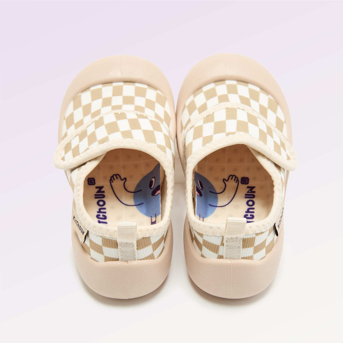 Chaussons motricité 3 '1ers pas' - Kitchoun BEIGE