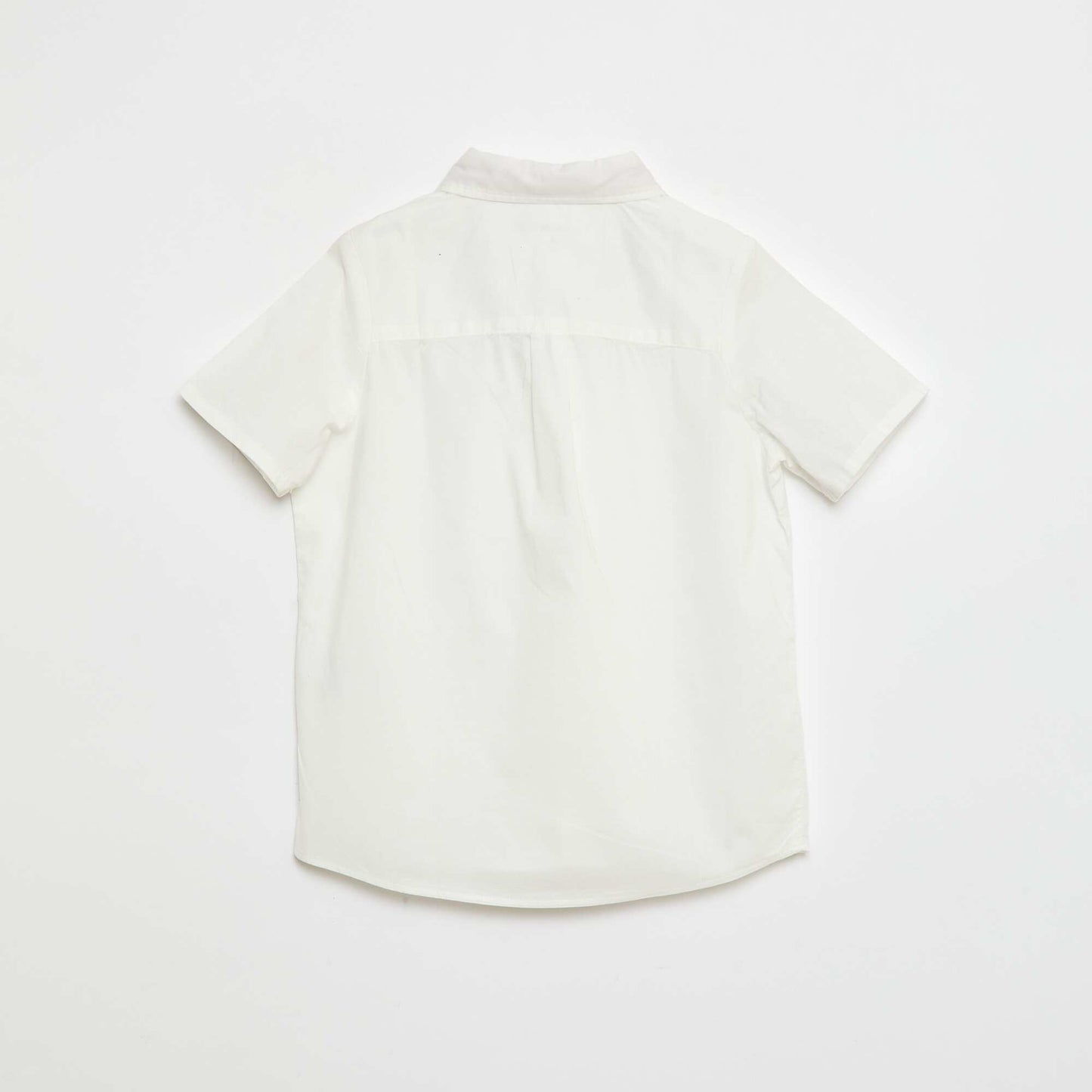 Chemise de cérémonie avec nœud papillon en coton BLANC