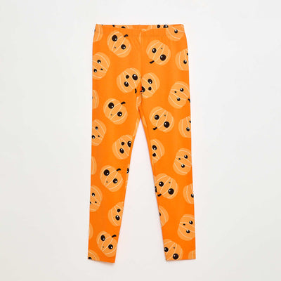 Legging imprimé 'Halloween' ORANGE