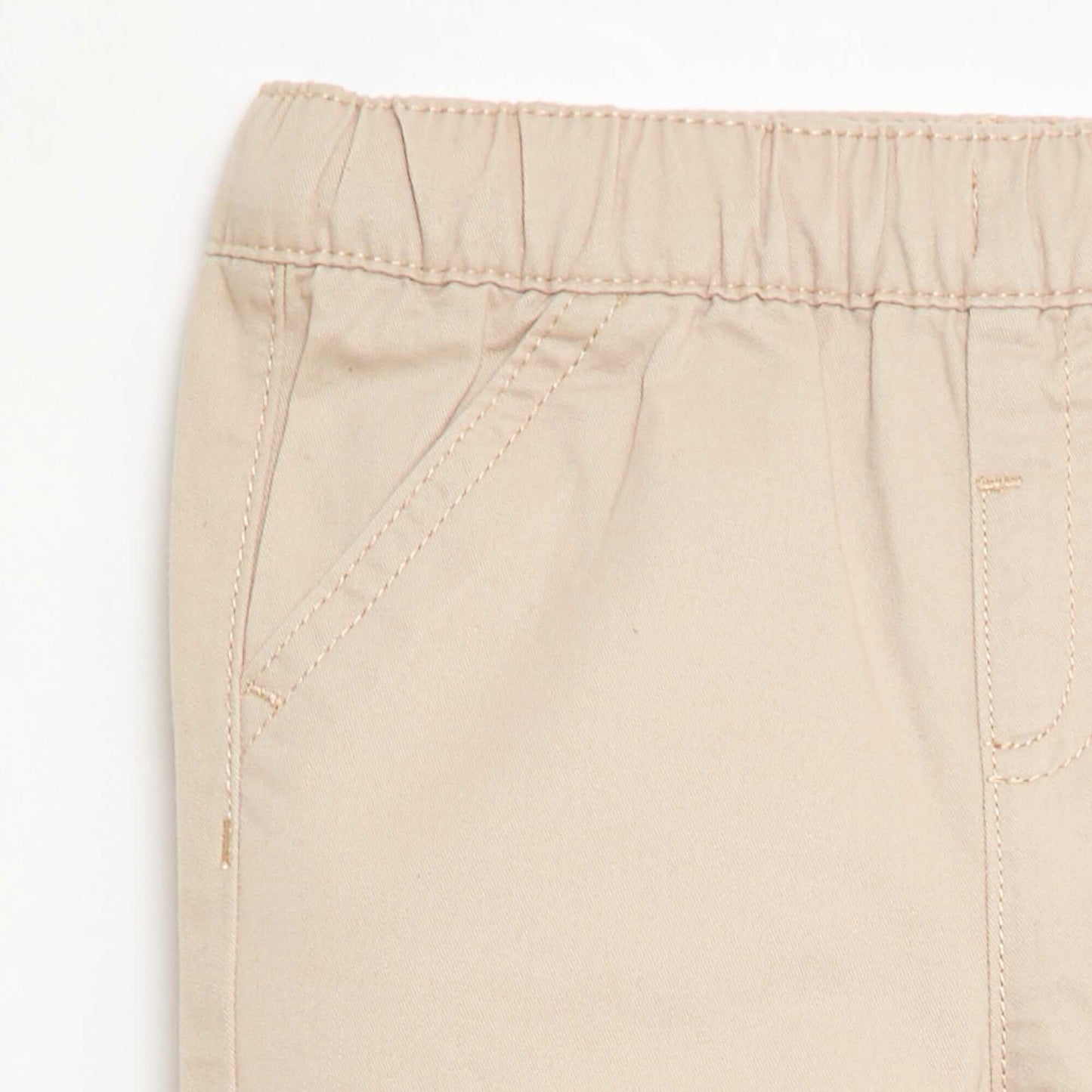 Short chino en twill BEIGE