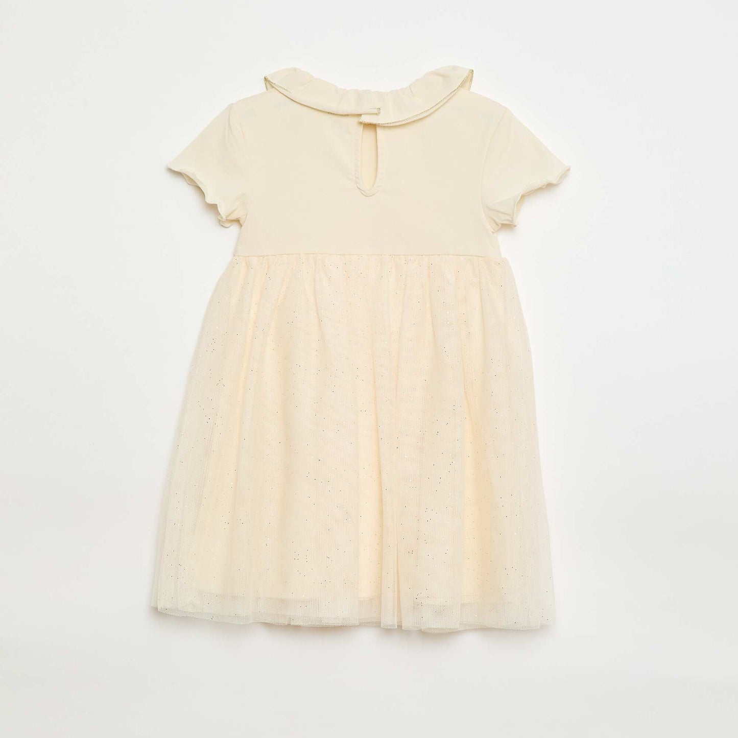 Robe en tulle pailletée BEIGE