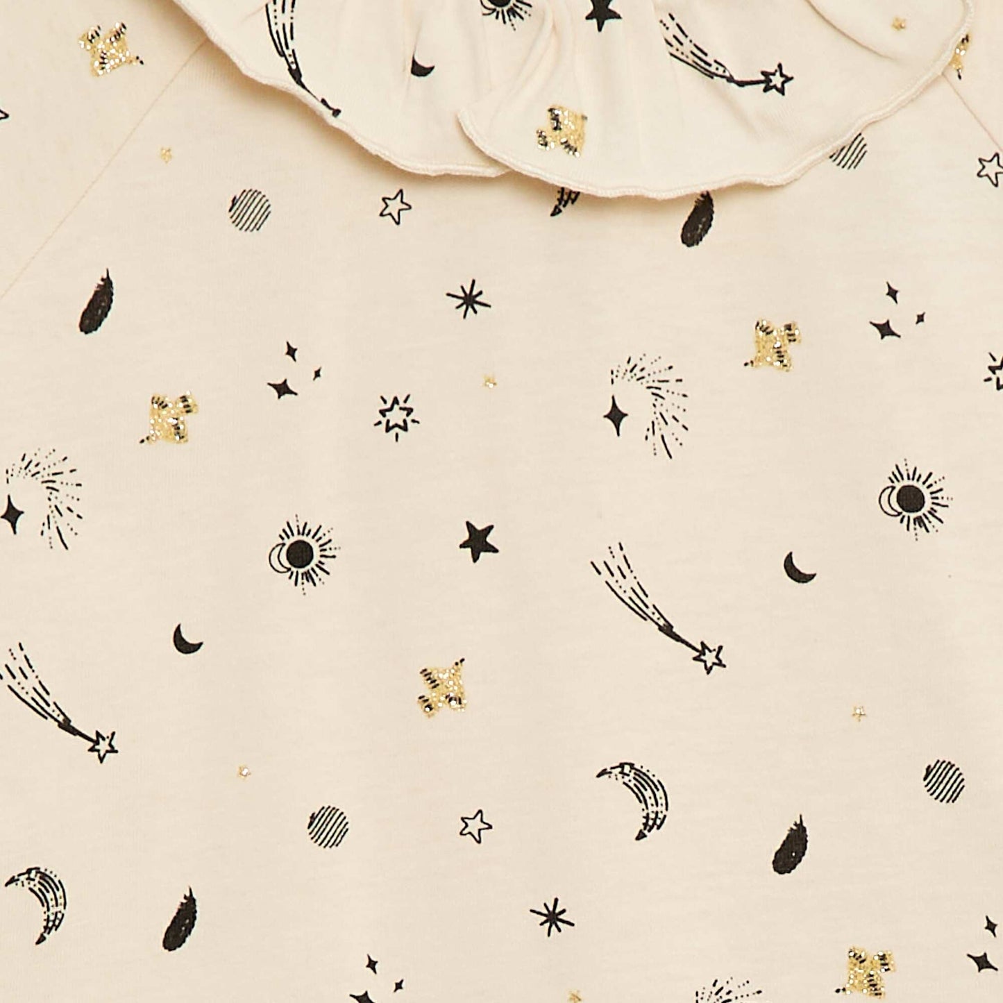 Tee-shirt évasé imprimé BEIGE