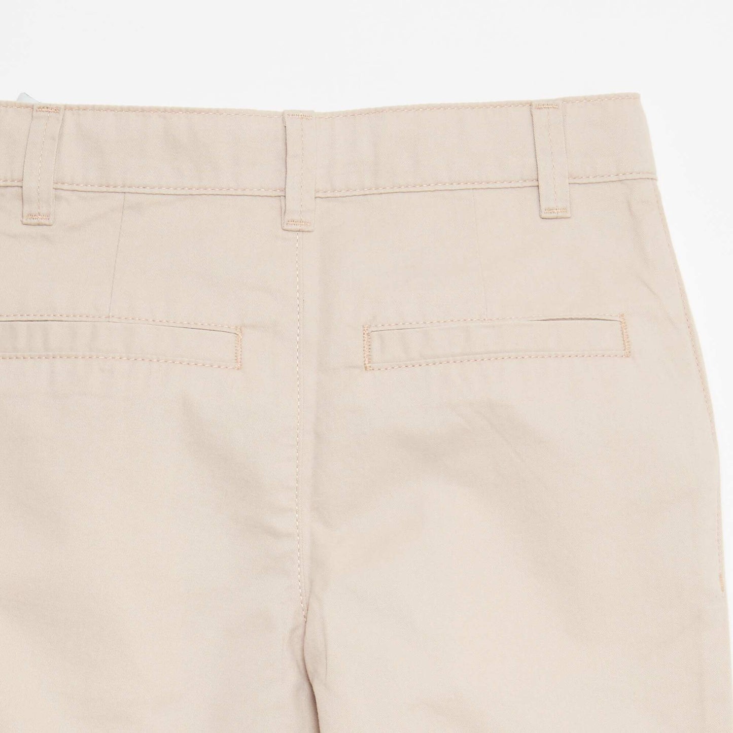 Chino 5 poches slim fit uni BEIGE