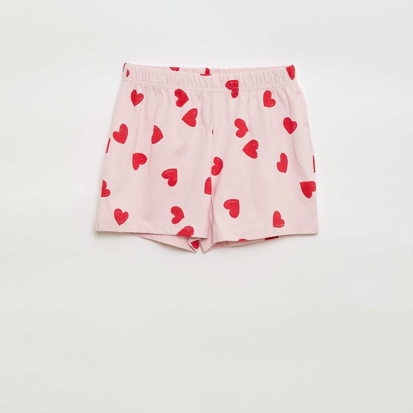 Ensemble pyjama court t-shirt + short - 2 pièces ROSE