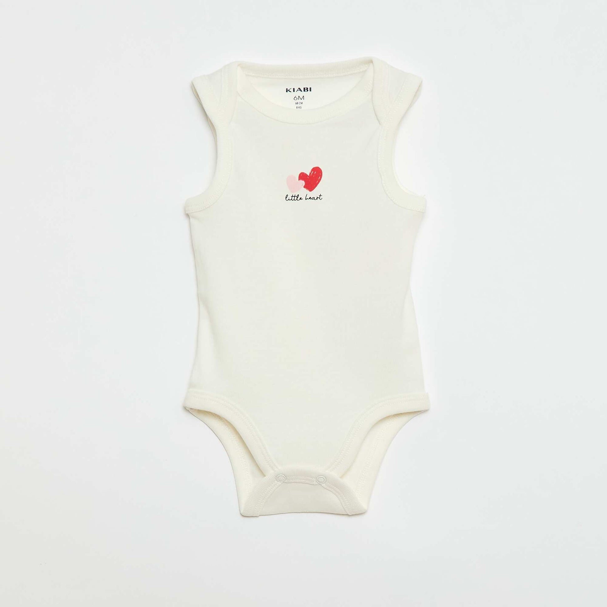 Lot de 3 bodies sans manches ROSE