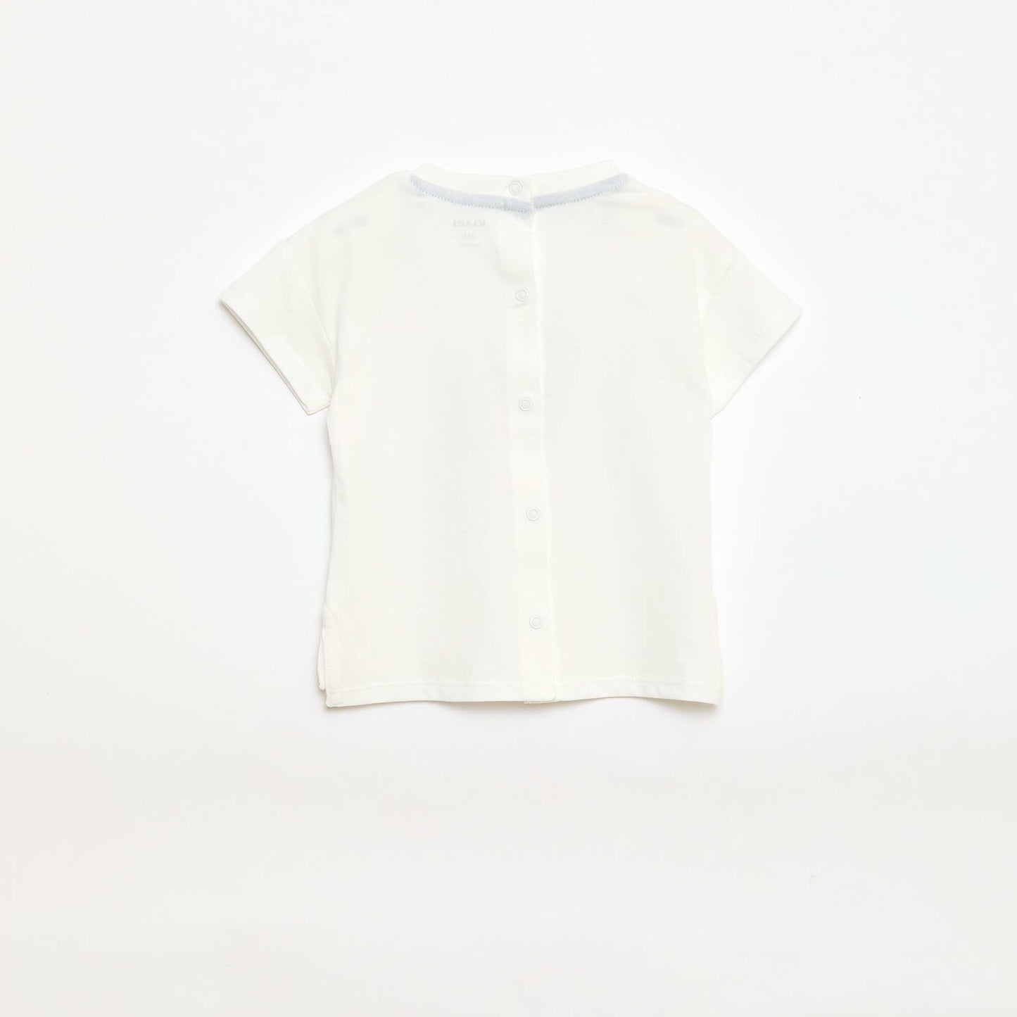 T-shirt imprimé fantaisie BLANC