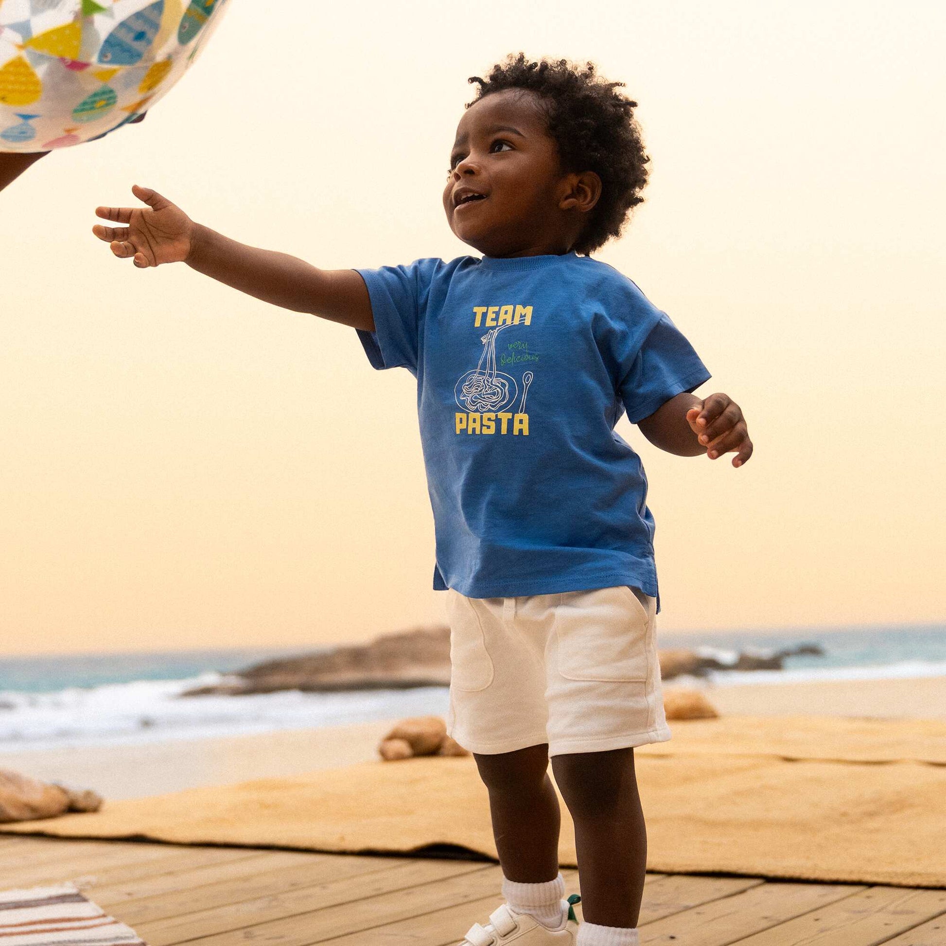 T-shirt imprimé fantaisie BLEU