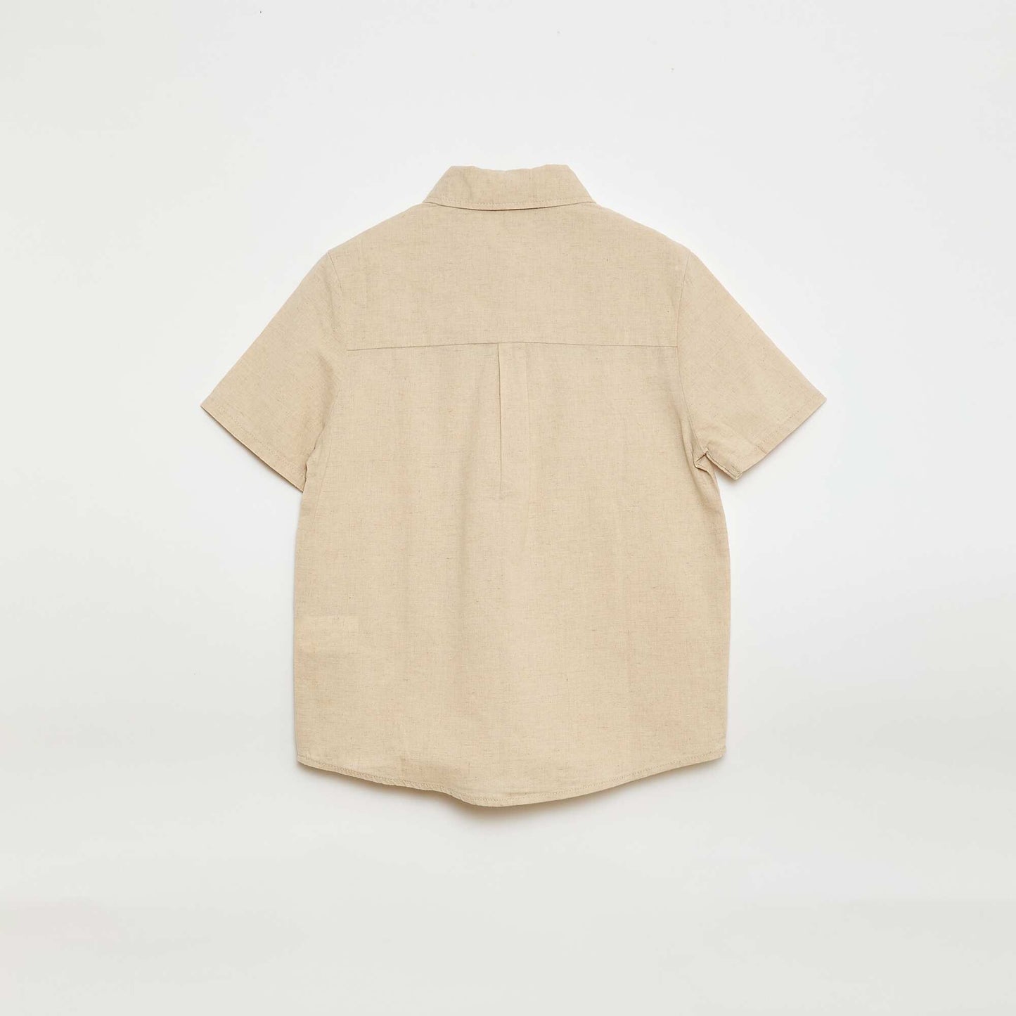 Ensemble chemise en popeline + Nœud papillon à scratch BLANC