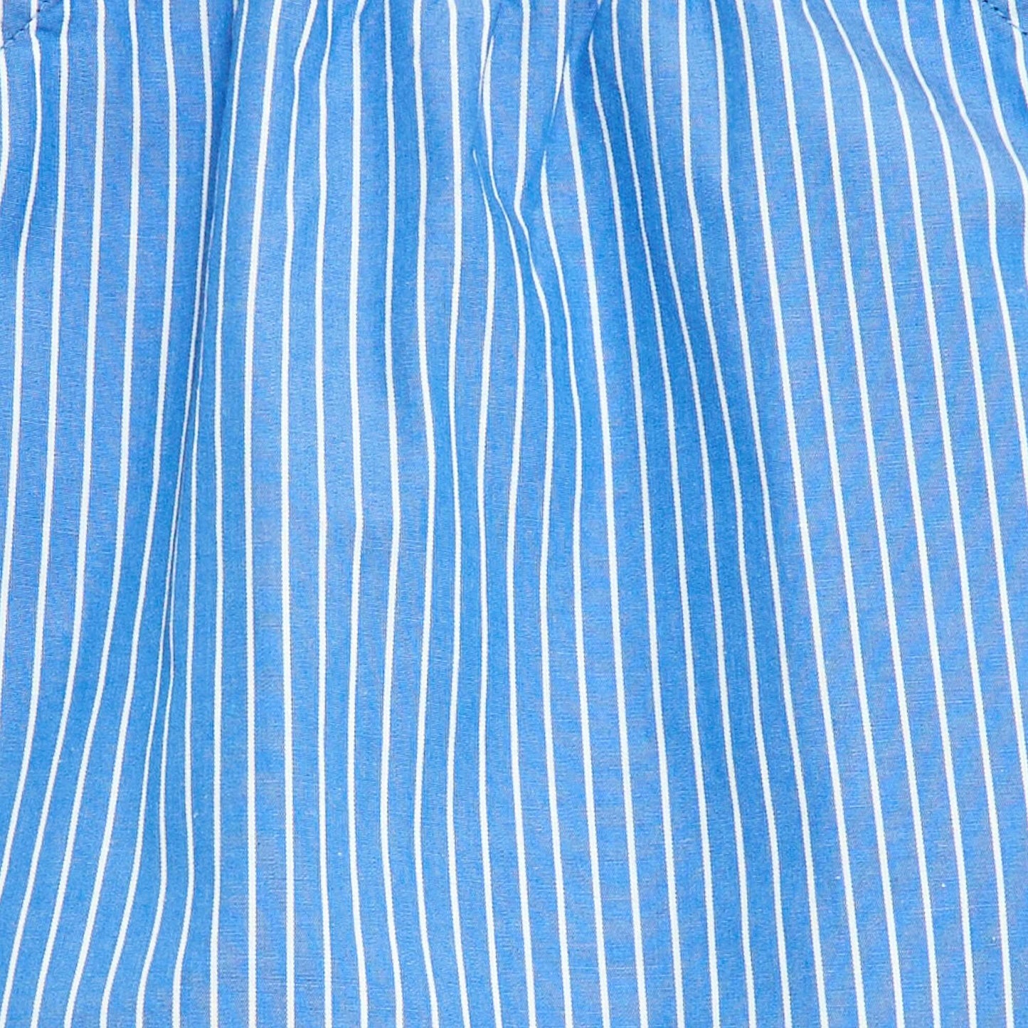 Blouse en popeline rayée BLEU