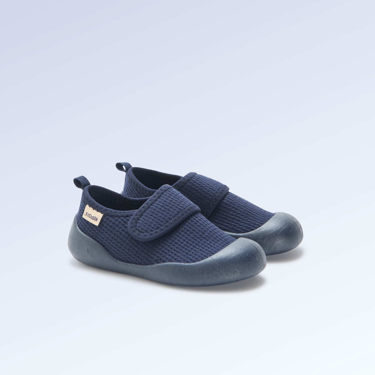 Chaussons motricité 4 'marcher' - Kitchoun BLEU