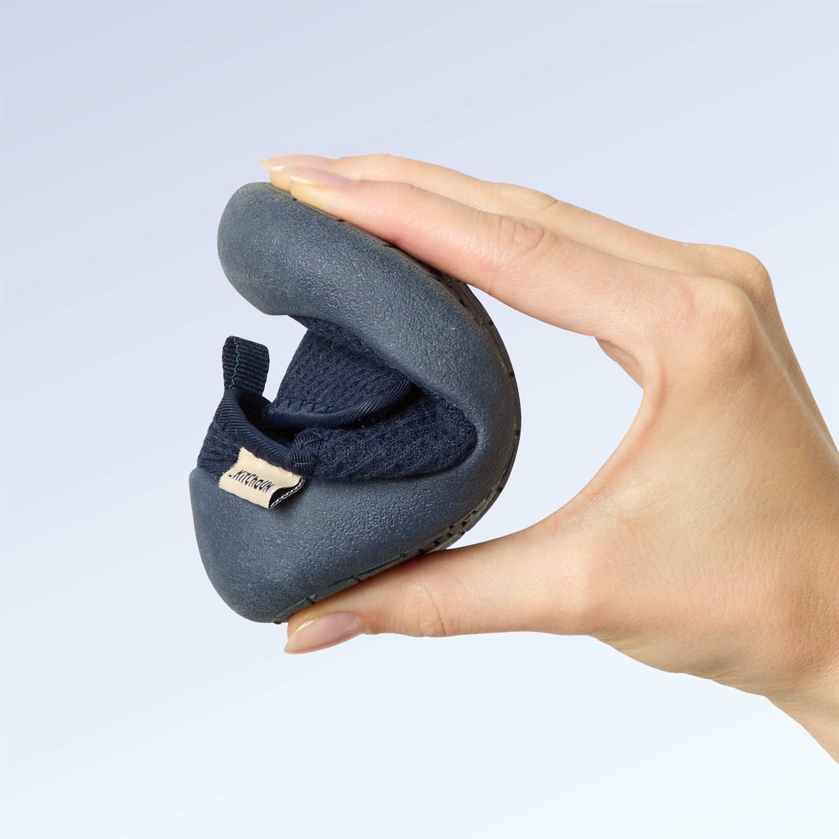 Chaussons motricité 4 'marcher' - Kitchoun BLEU