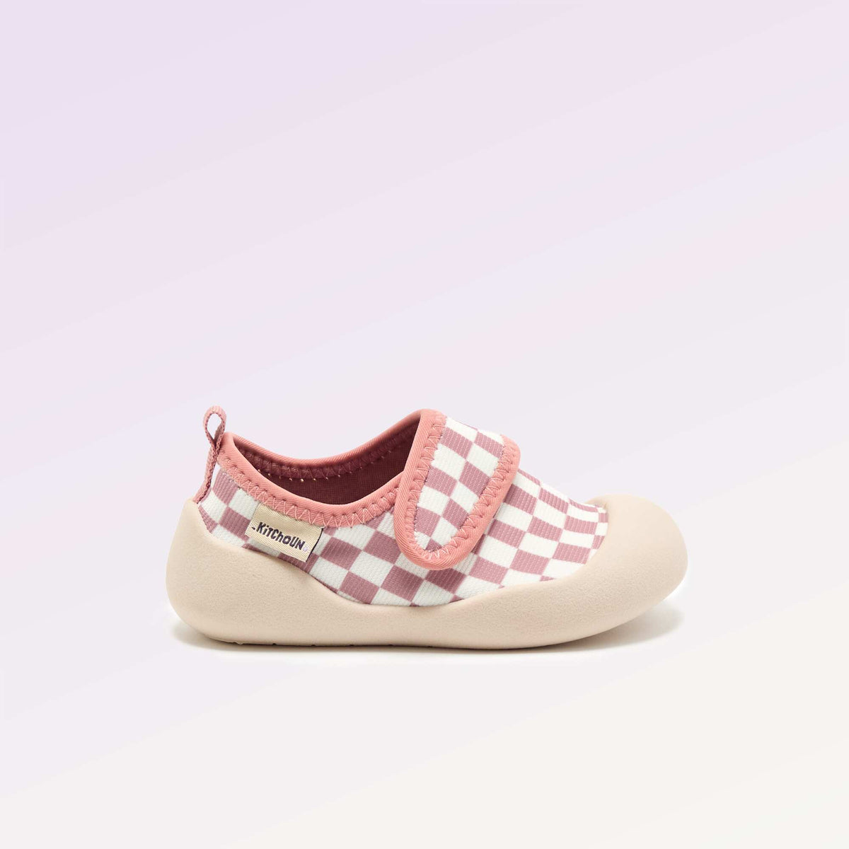 Chaussons motricité 4 'marcher' - Kitchoun ROSE