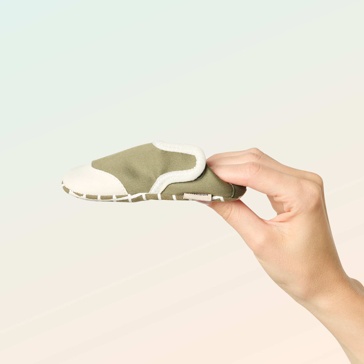 Chaussons motricité 2 '4 pattes' - Kitchoun VERT