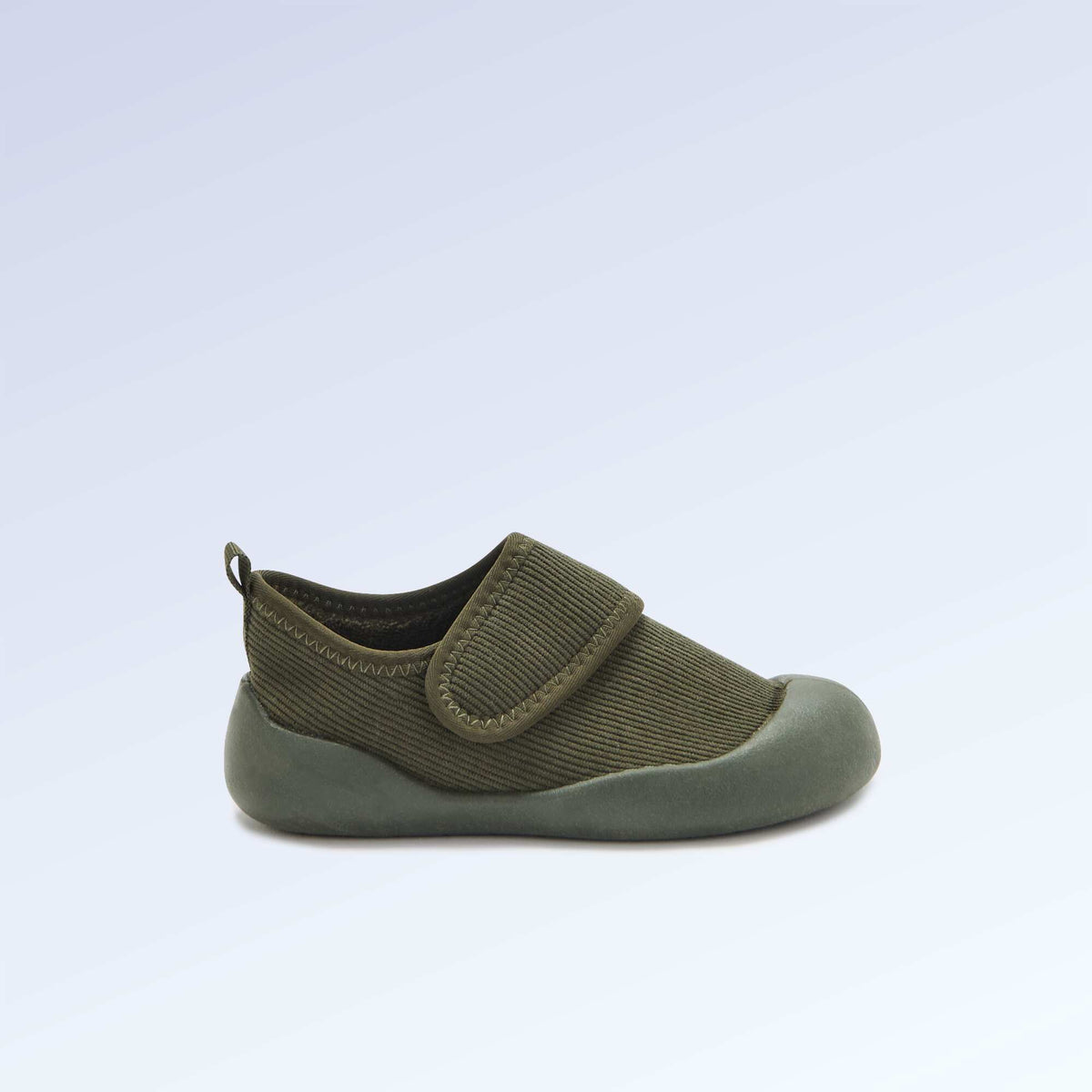 Chaussons 'Kitchoun' souples fourrés barefoot KAKI