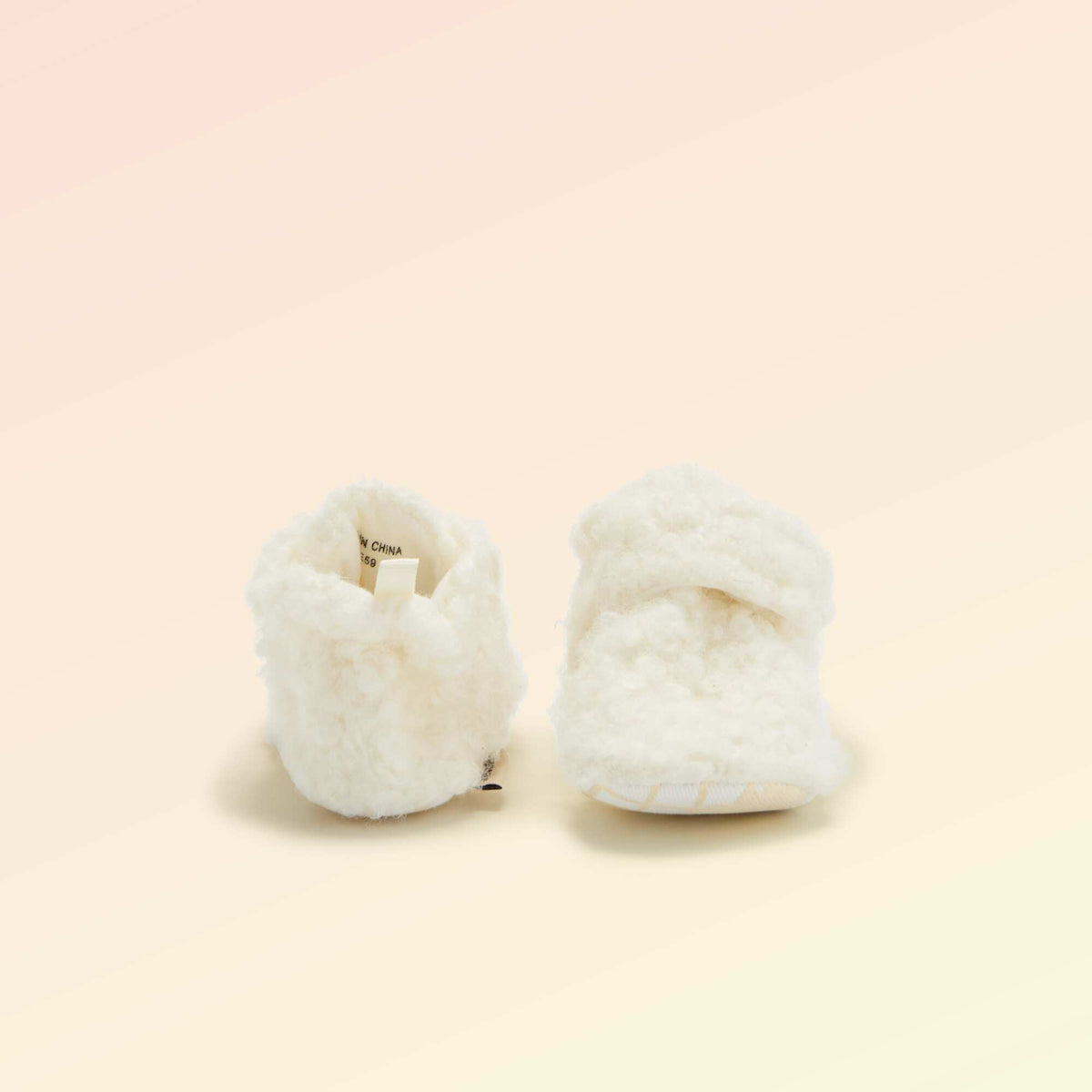 Chaussons montants effet moutonné - 'Kitchoun' BEIGE