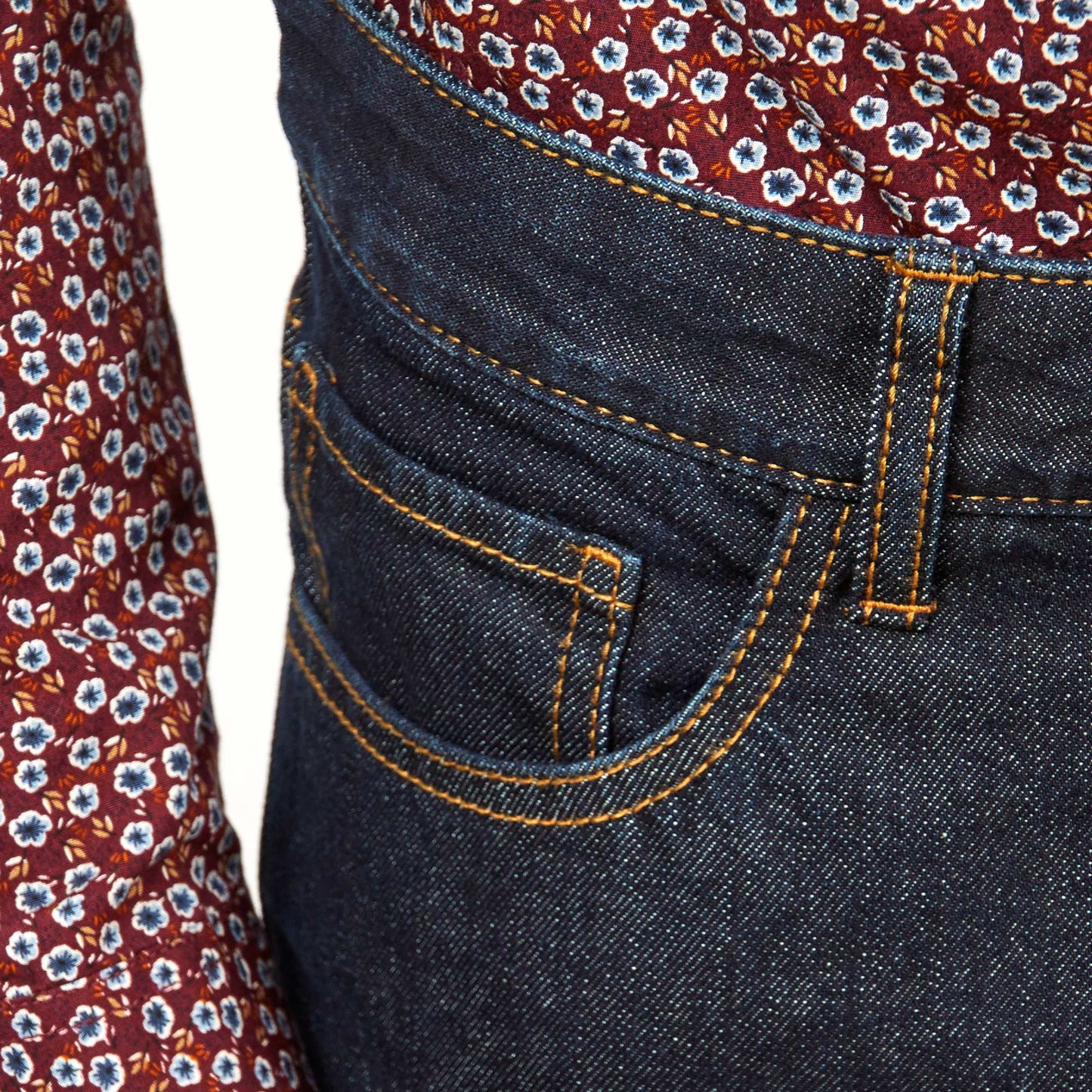 Jean regular brut L32 BLEU