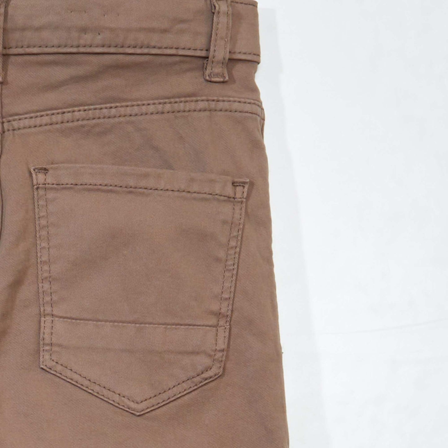 Jean skinny à 5 poches Beige