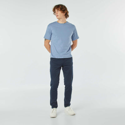 Pantalon chino slim BLEU