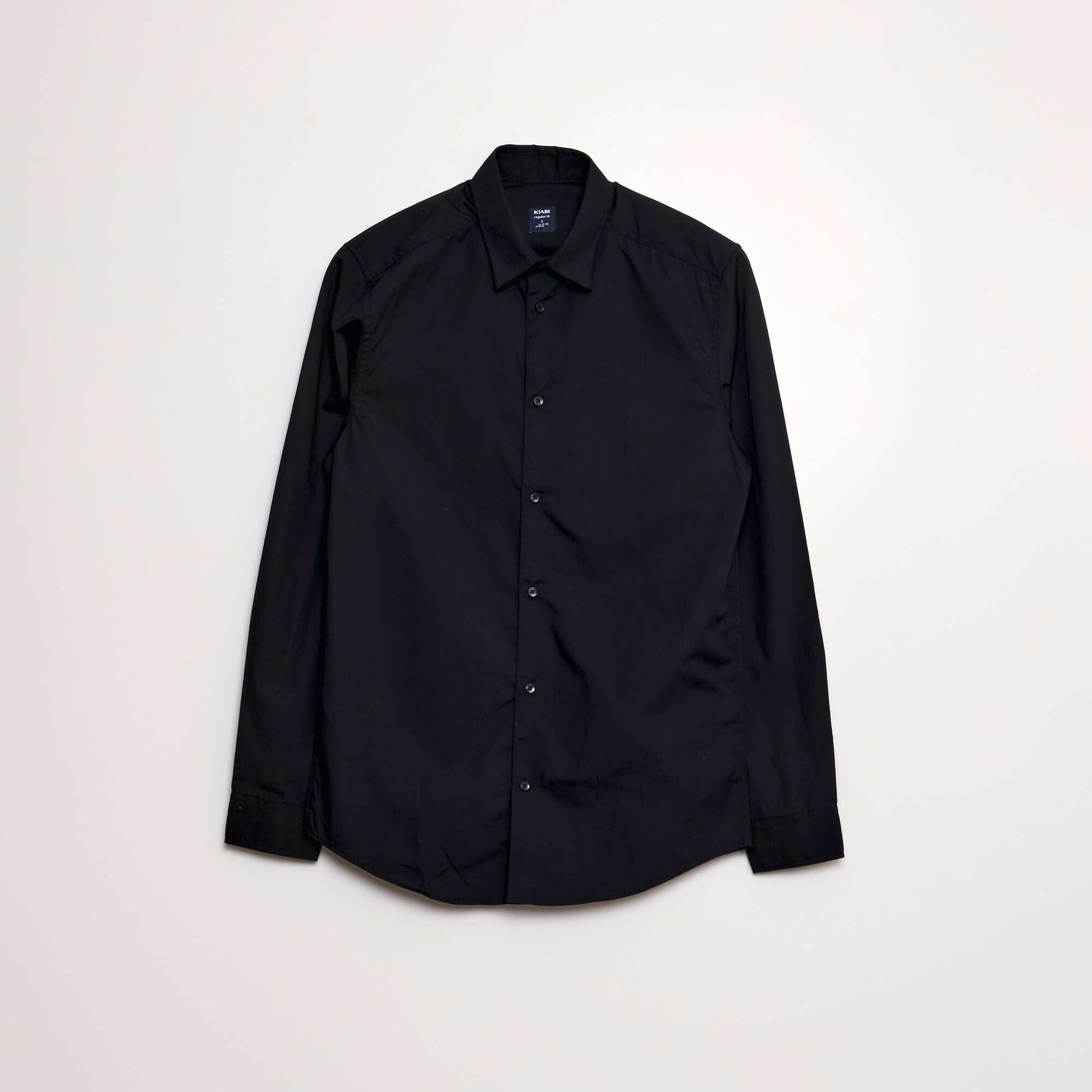 Chemise droite NOIR