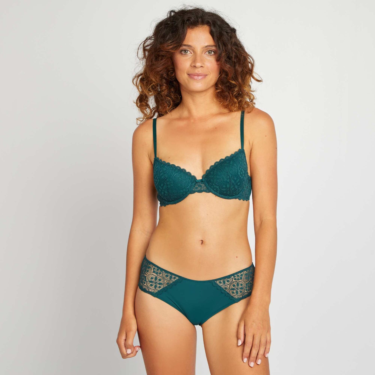 Soutien-gorge paddé dentelle VERT