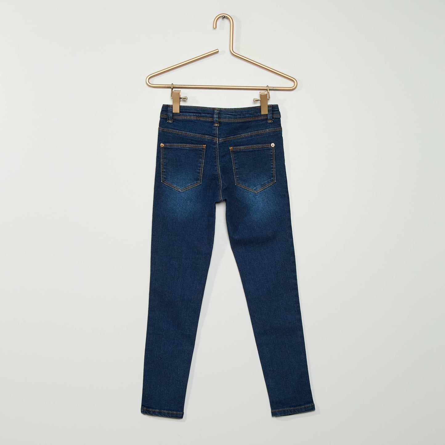 Jean skinny - 5 poches Bleu brut