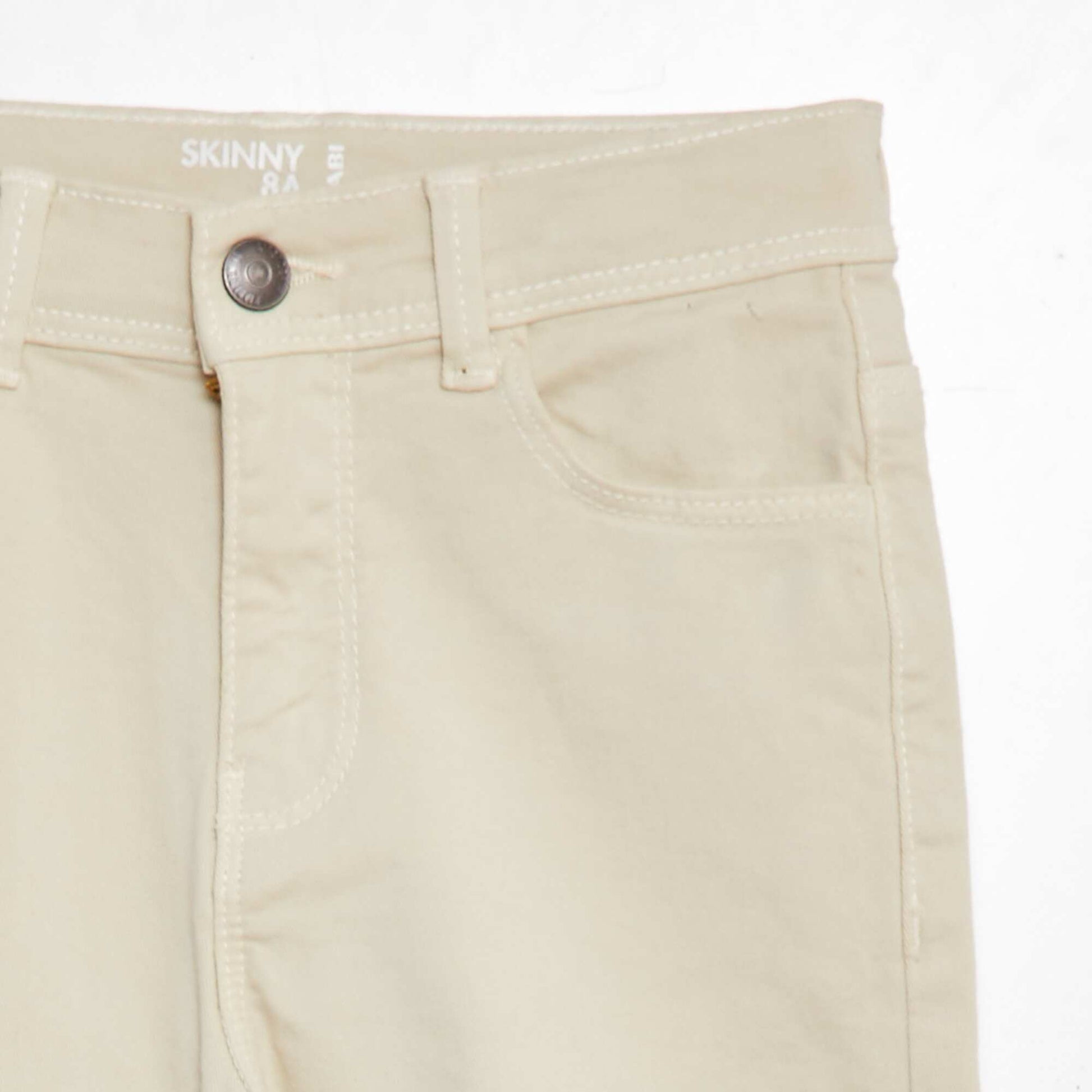 Jean skinny 5 poches BLANC
