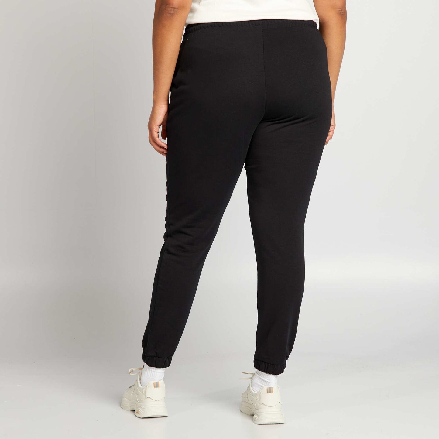 Jogging en molleton NOIR