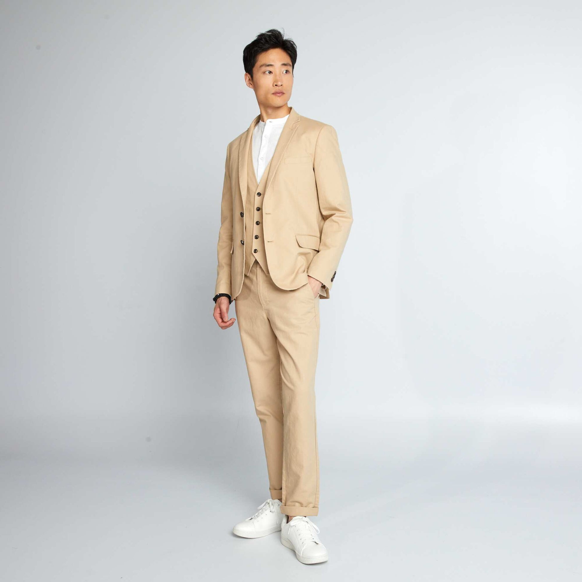 Gilet de costume Beige – Kiabi Île Maurice