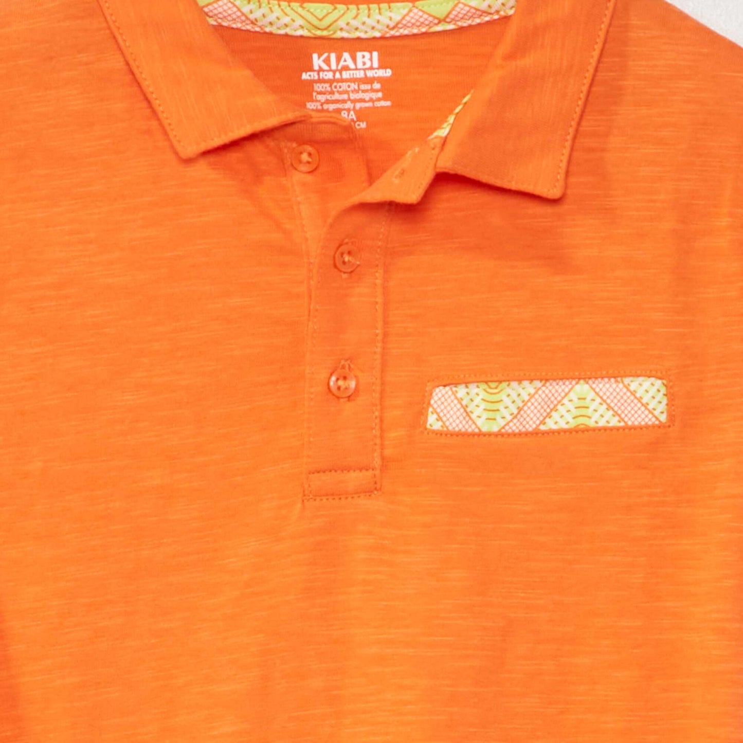 Polo en jersey Orange