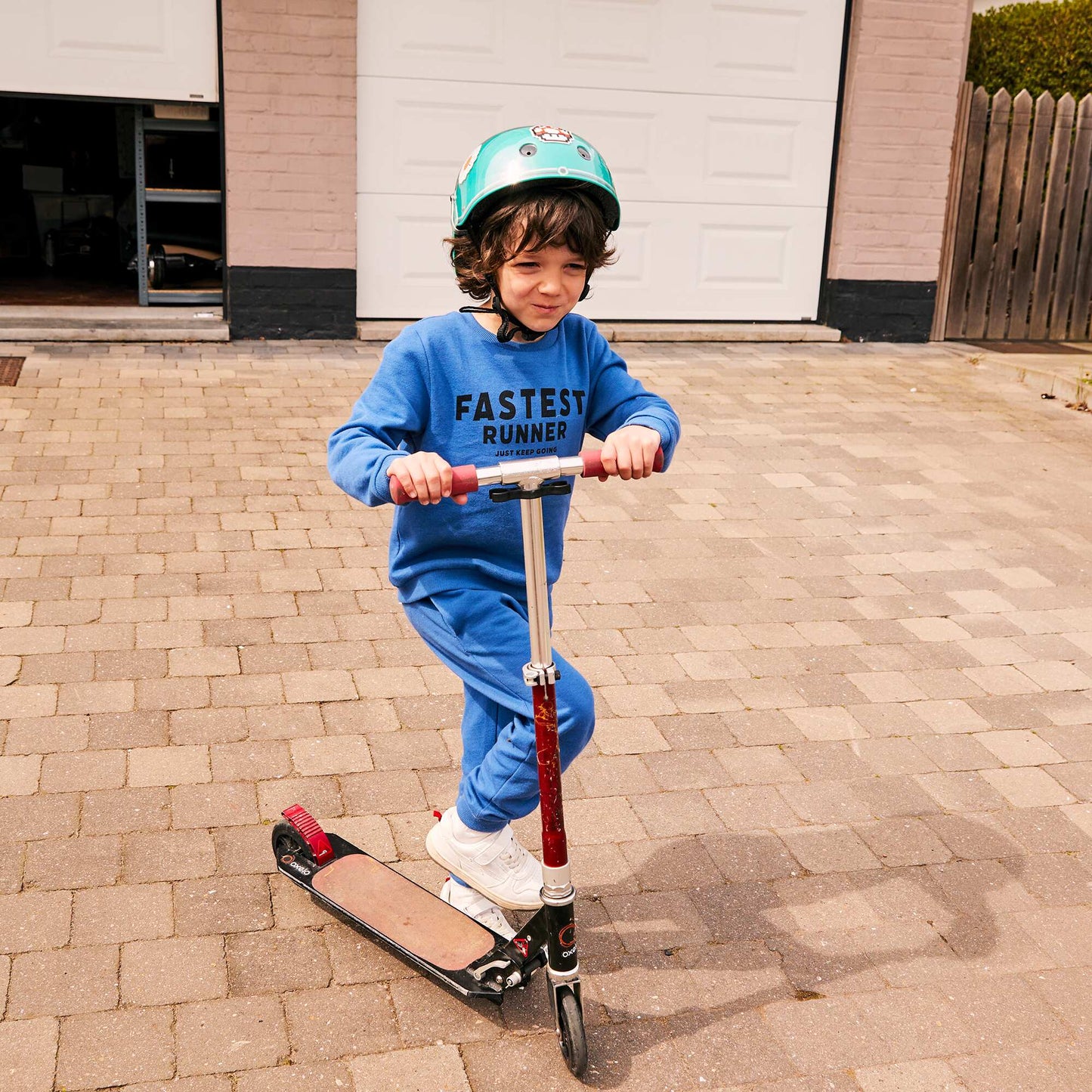 Sweat en molleton Bleu