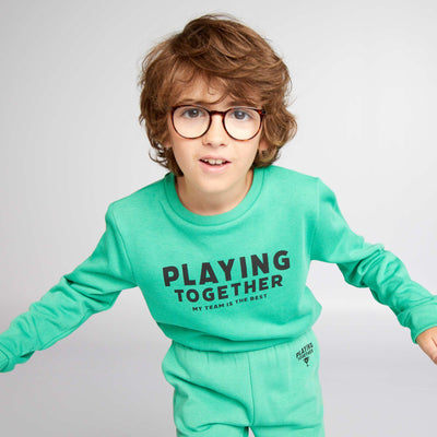 Sweat en molleton Vert