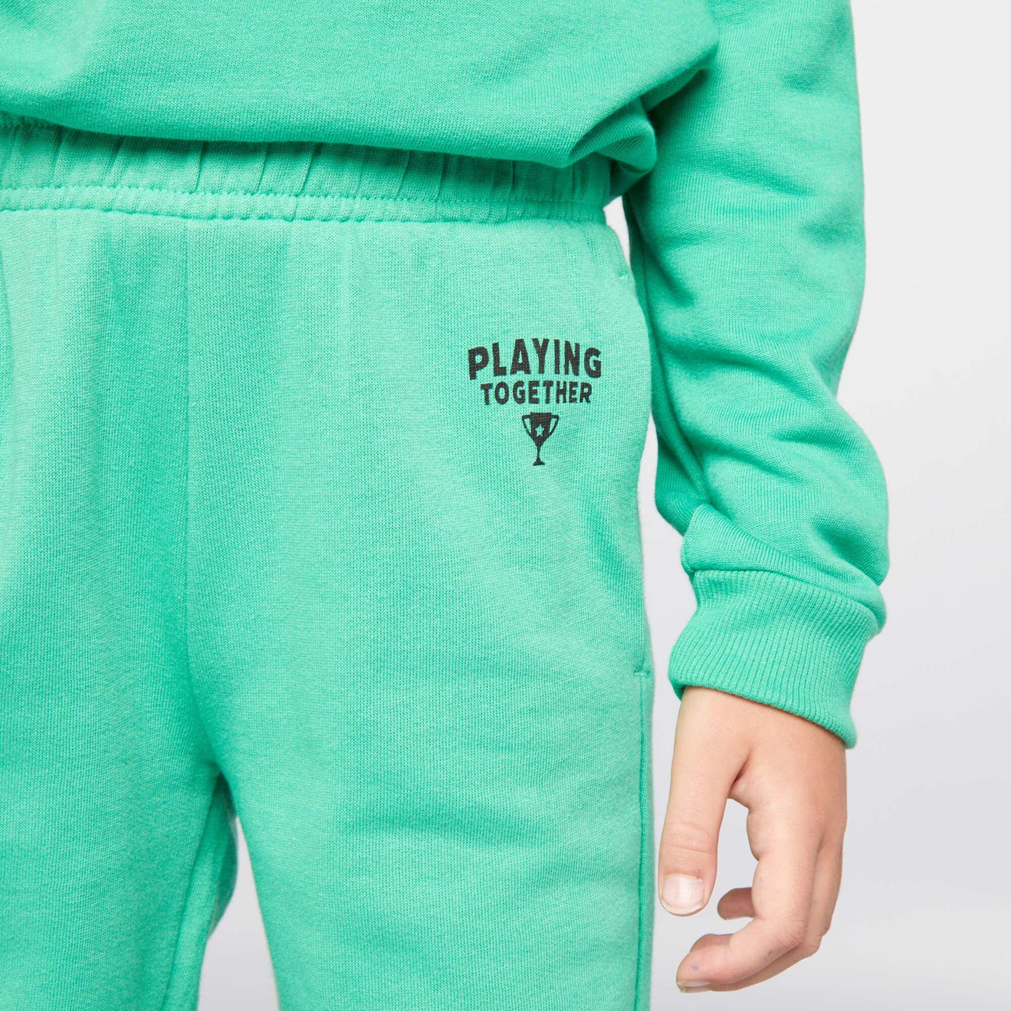 Pantalon de jogging en molleton Vert