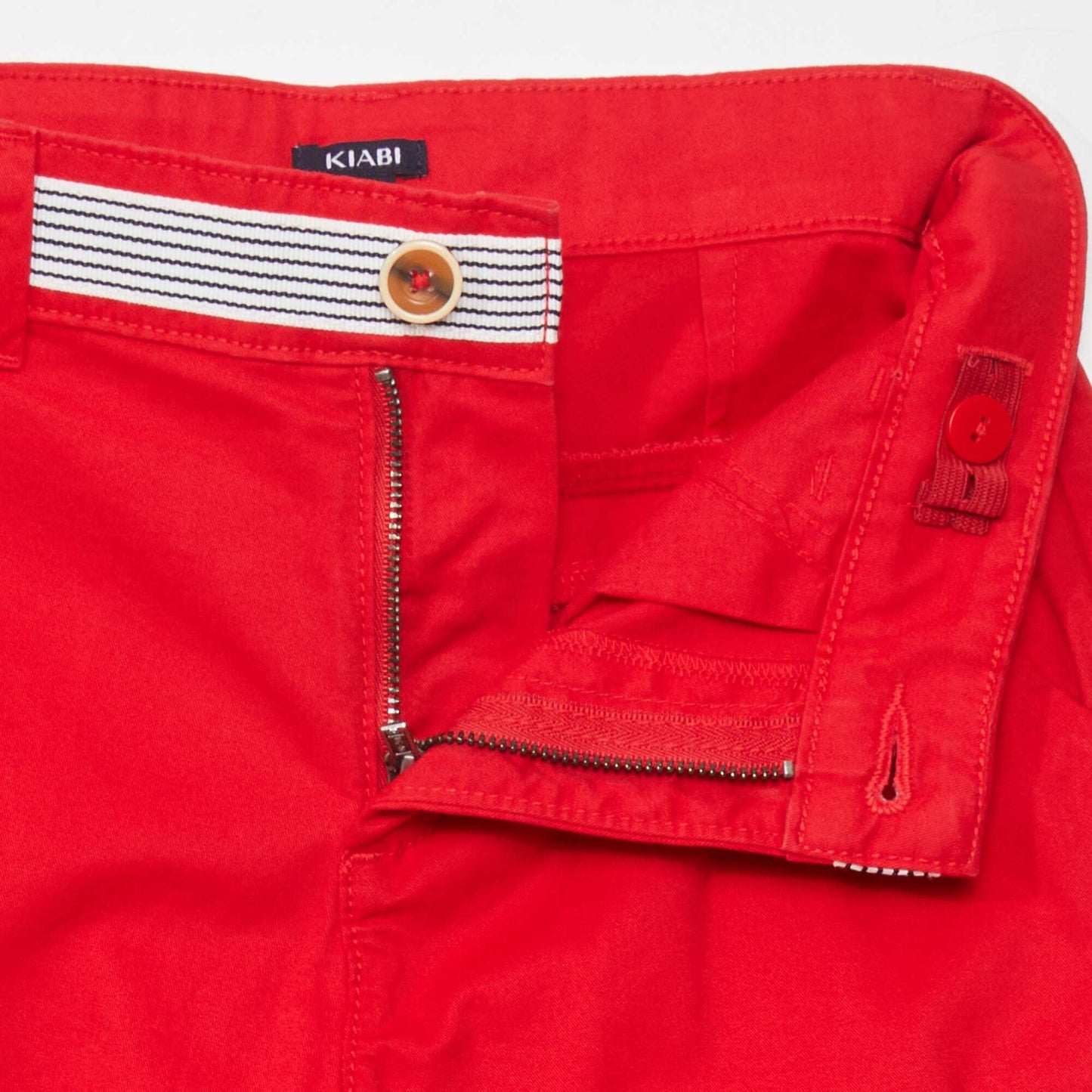 Pantalon en twill Rouge