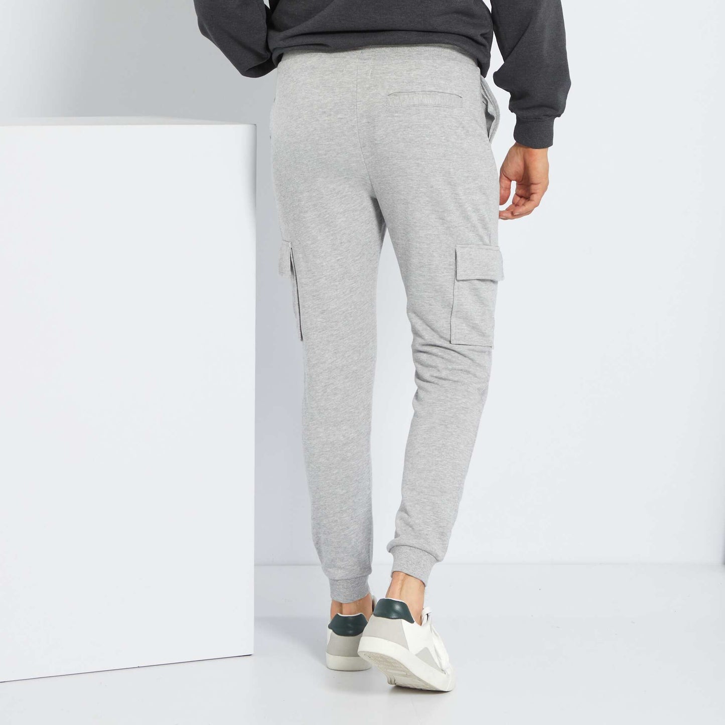 Pantalon de jogging en molleton Gris