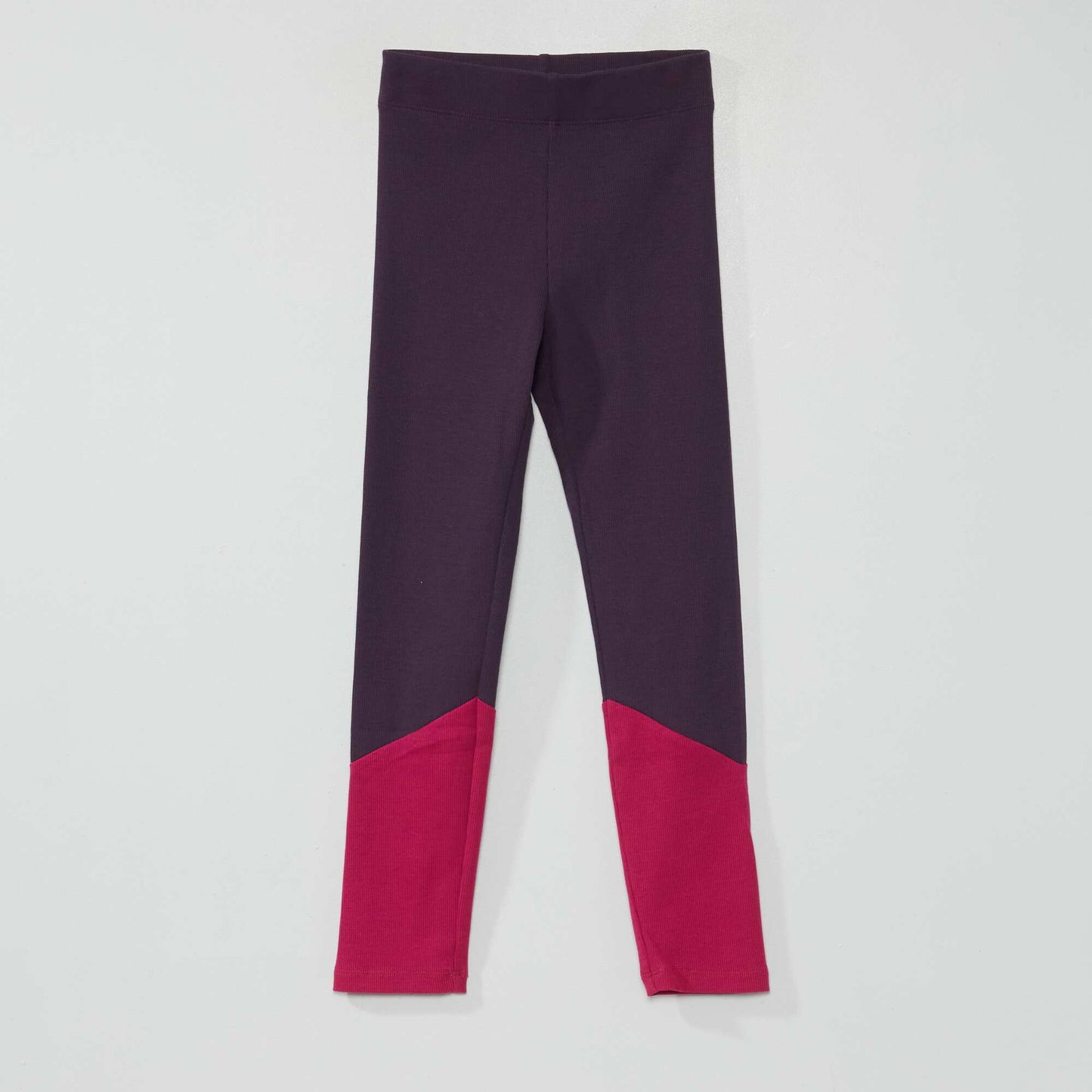 Legging stretch côtelé Violet