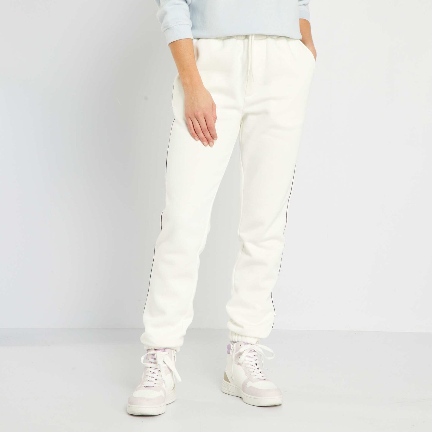 Pantalon de jogging en molleton Blanc