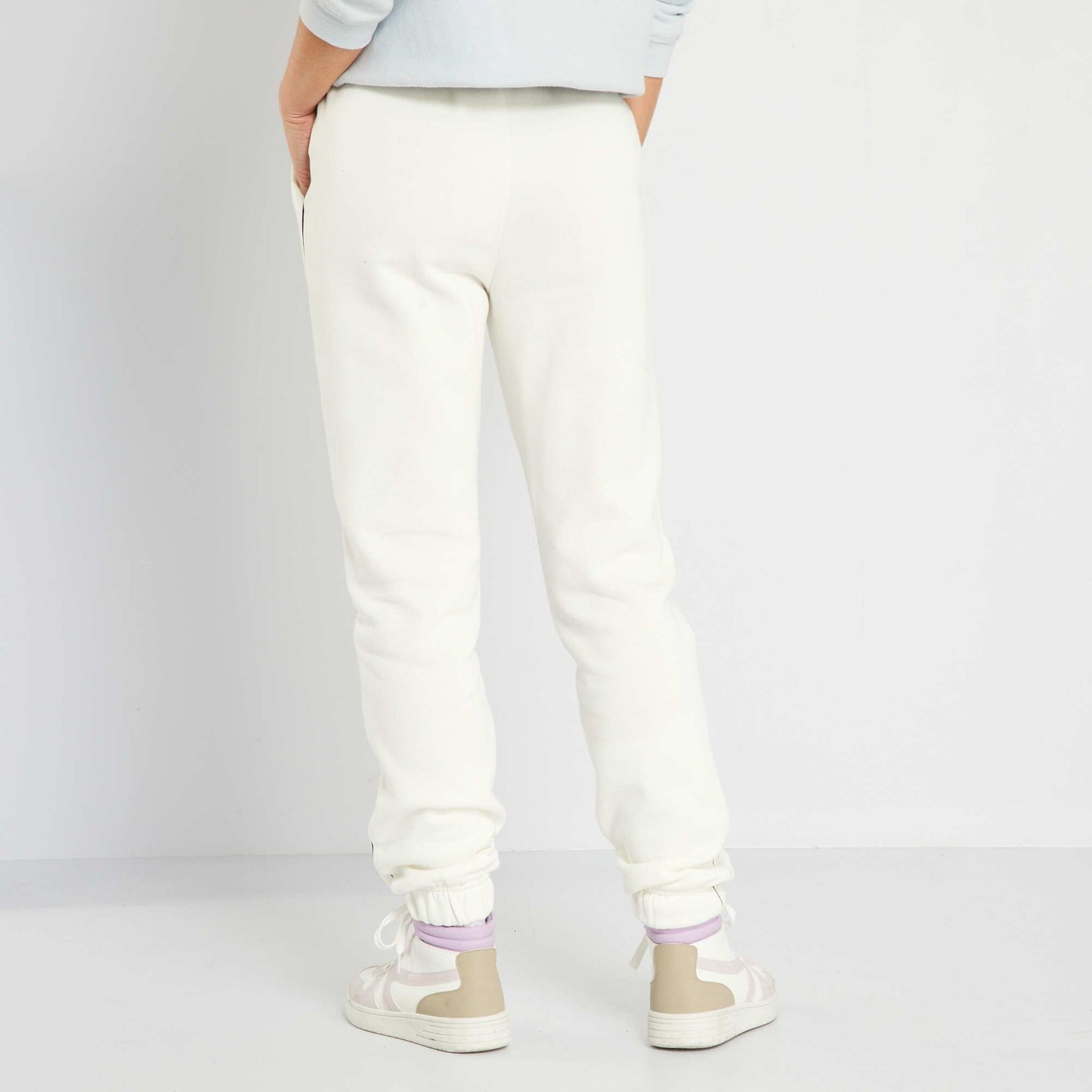 Pantalon de jogging en molleton Blanc