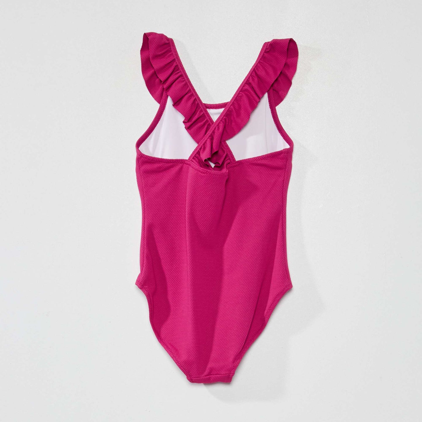 Maillot de bain uni - 1 pièce rose