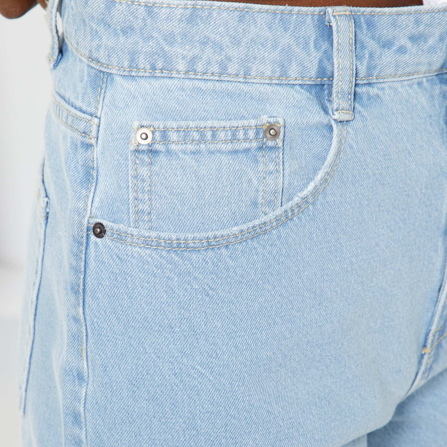 Jean boyfriend - 5 poches Bleu