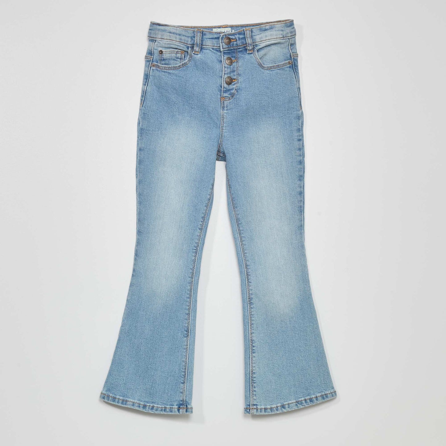 Jean flare/bootcut taille haute Bleu