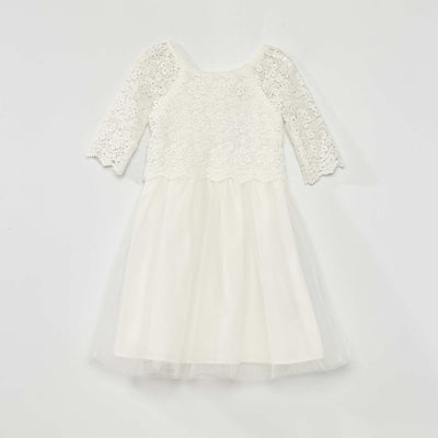 Robe de cérémonie blanc