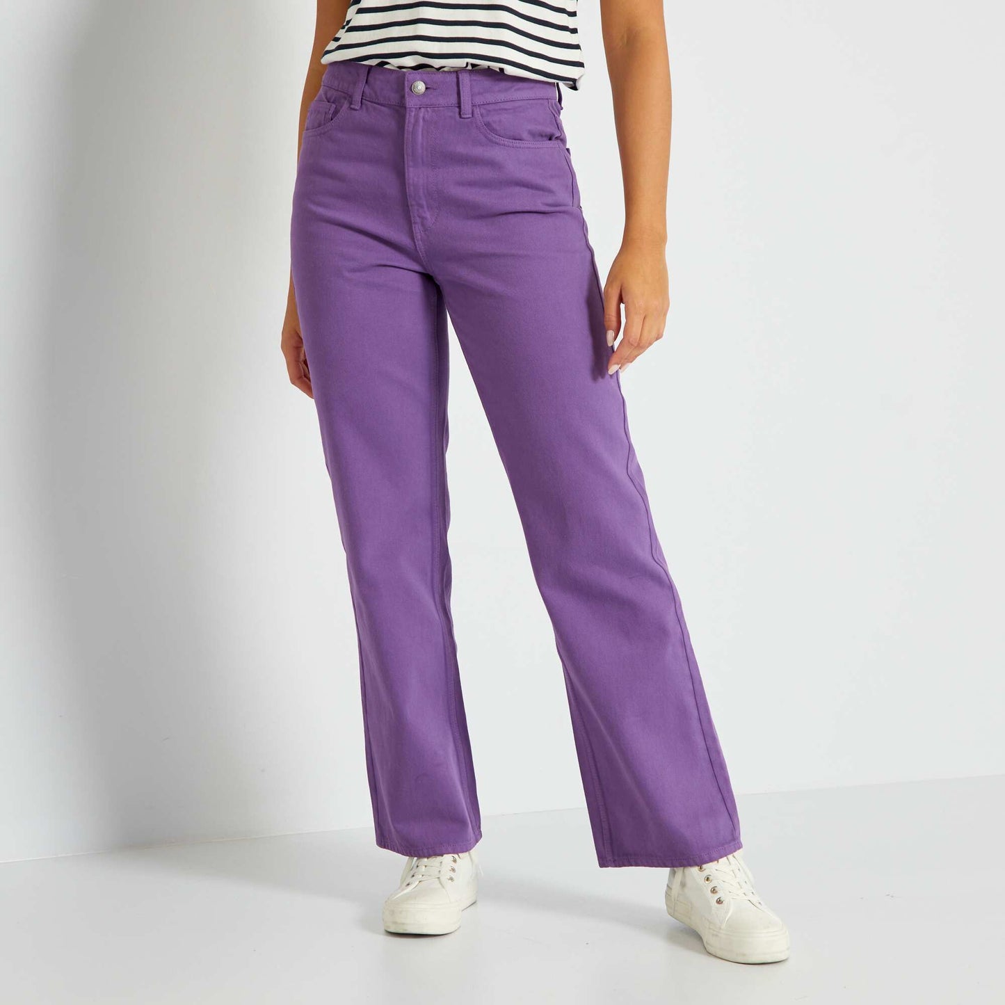 Pantalon wide leg Violet