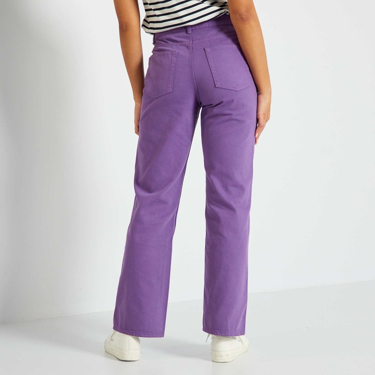 Pantalon wide leg Violet