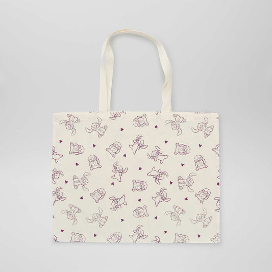 Tote-bag imprimé 'Disney' Violet