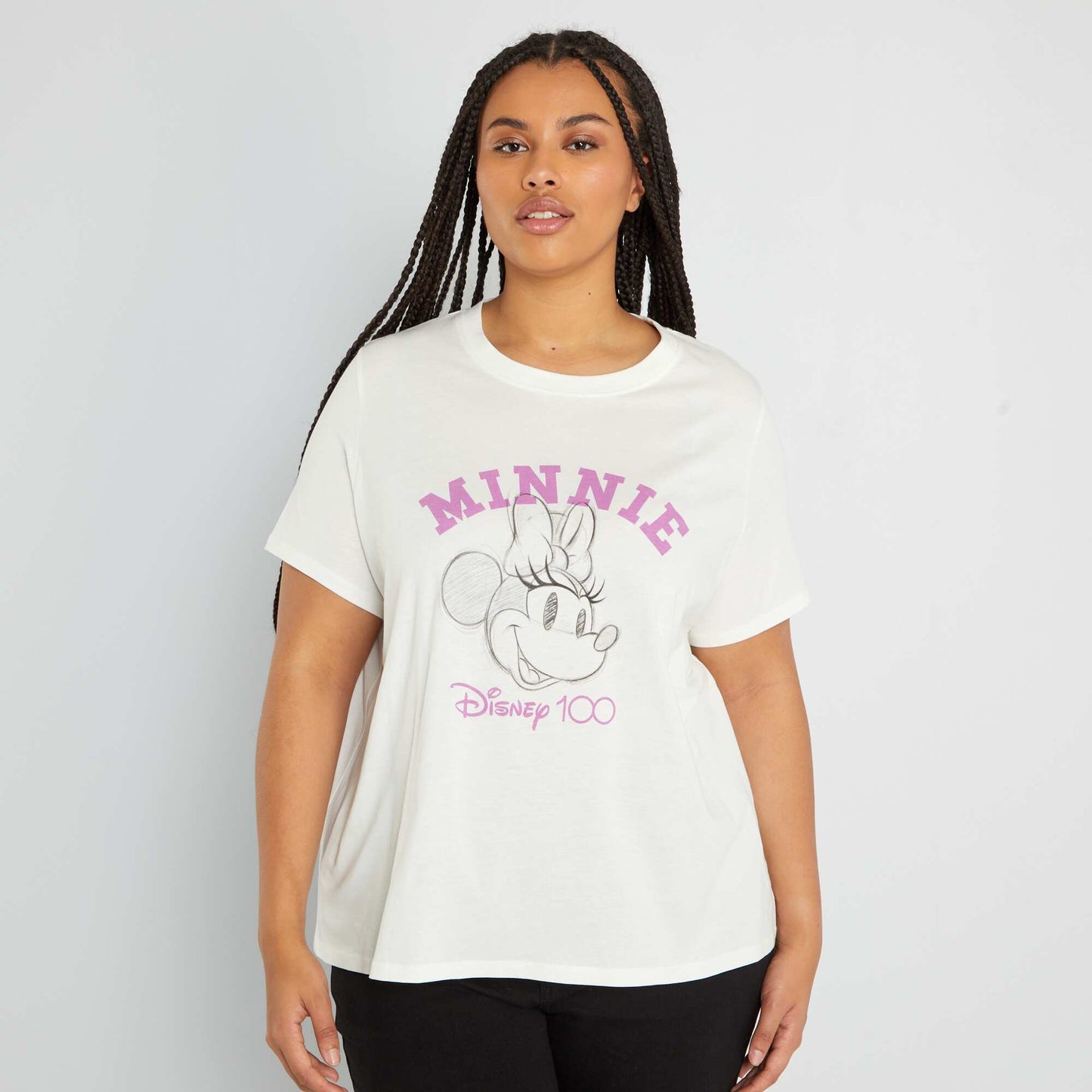 T-shirt 'Disney' en jersey Blanc