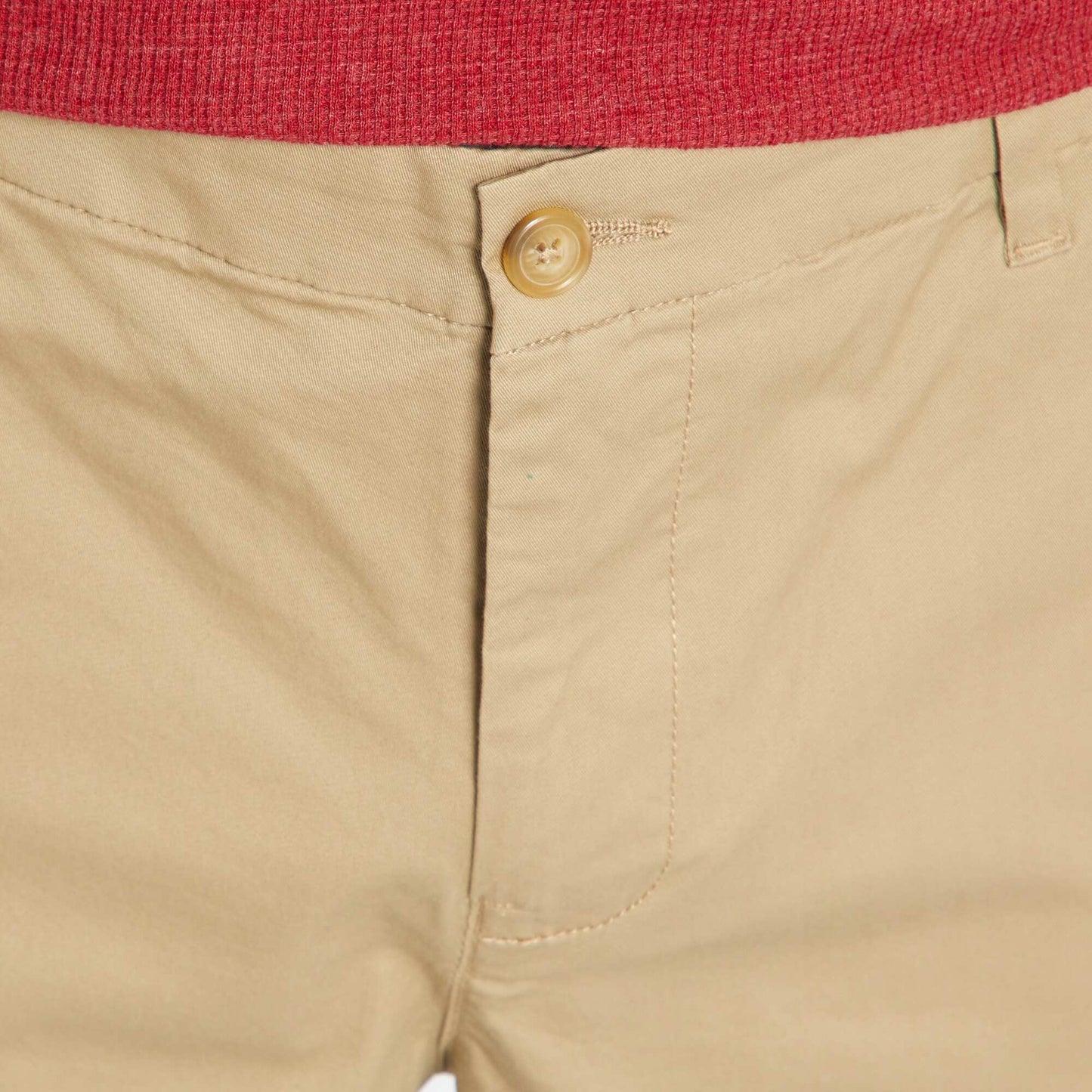 Bermuda chino droit beige chiné