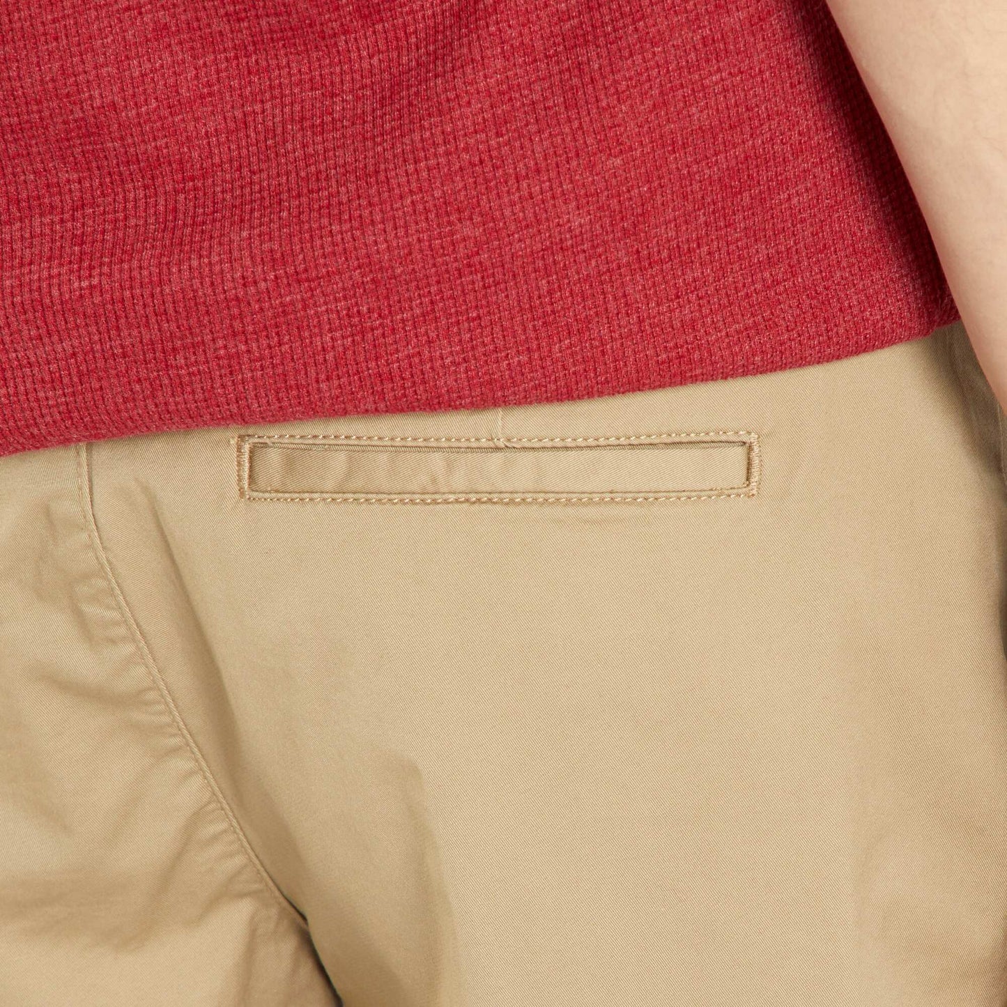 Bermuda chino droit beige chiné